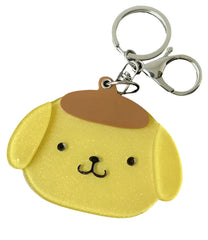 The Sliding Glitter Pompompurin Portable Mirror Keychain is a super cute and functional accessory-- who doesn't need more of that in their life?!


A glitter design in the acrylic gives the sweetest shimmer effect which adds a playful touch and visual appeal. Double-sided high quality acrylic protects the rounded mirror inside. Perfect for quick touch-ups or checking your lovely smile on the go. Having it on a keychain means you can easily carry it around without worrying about it taking up too much space.