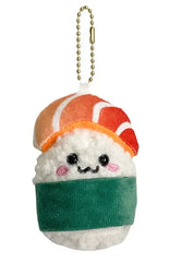 Smiling Lil' Salmon Sushi Plush Keychain