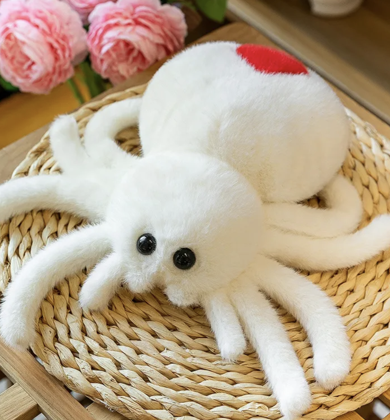 Available in a variety of sizes and colors, our Spider Plushies are sure to delight spider enthusiasts of all ages. Whether you're decorating or simply love these eight-legged friends, our plushies are here to weave their way into your heart. Bring home a bit of crawly fun with our Spider Plushies today!