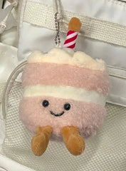 Celebrate every day like it’s your birthday- or gift it to your favorite people on their actual birthday!- with the Strawberry Kawaii Birthday Cake Plush Keychain! This charming accessory brings the joy of cake everywhere you go, combining sweetness and functionality into one adorable design. It features a plush, pastel-layered birthday cake topped with a cute strawberry and playful sprinkles.

It makes a fun and thoughtful present for birthdays, kawaii lovers, or anyone who enjoys sweet, playful accessorie