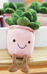 plush succulent Succulent Potted Plant Plushie | Cute Stuffed Cactus Pot Plush