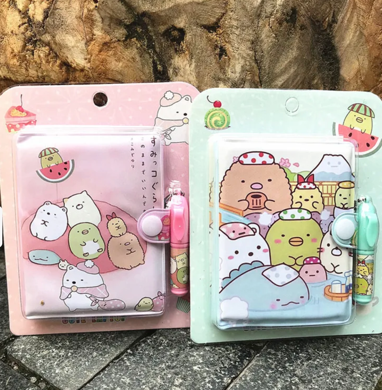 Dive into the San-X world of cuteness with these irresistibly charming characters adorning the cover of each mini notebook. Each Sumikko Gurashi Mini Notebook set comes with a pocket-sized notebook featuring high-quality, lined pages perfect for jotting down notes, doodles, or daily thoughts on the go.