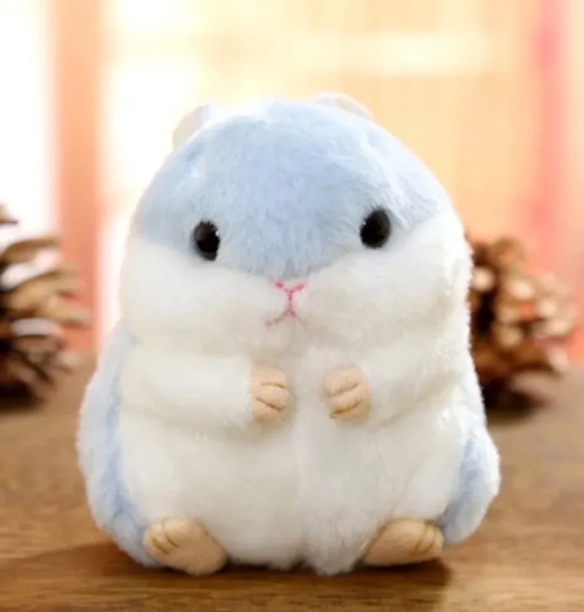 These widda babies are a widda bit shy but packing huge, loud, boisterous cuteness. The Sweet Lil' Hamster Plush Keychains are compact but also big enough to help you to find your keys in a pinch.