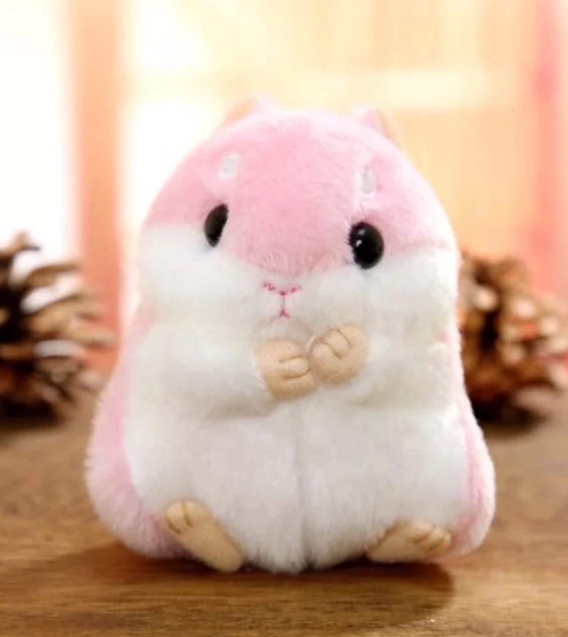 These widda babies are a widda bit shy but packing huge, loud, boisterous cuteness. The Sweet Lil' Hamster Plush Keychains are compact but also big enough to help you to find your keys in a pinch.