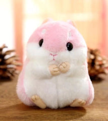 These widda babies are a widda bit shy but packing huge, loud, boisterous cuteness. The Sweet Lil' Hamster Plush Keychains are compact but also big enough to help you to find your keys in a pinch.