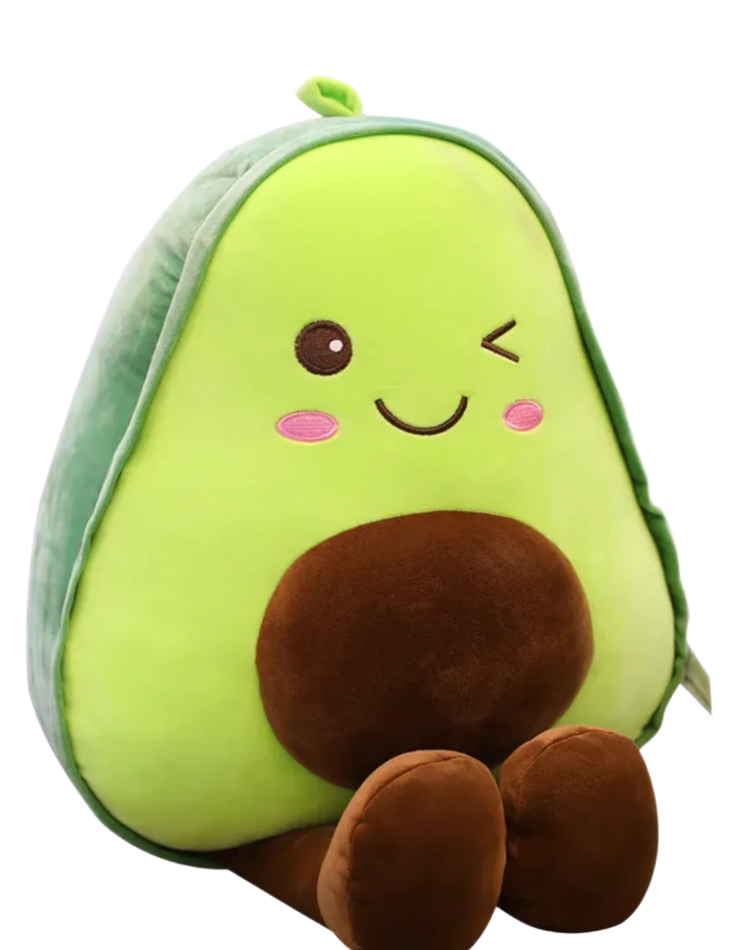 Embrace the cuddly charm of our The Good Fat Avocado Plushie 🥑💕 Crafted with ultra-soft materials, this adorable avocado pillow is perfect for snuggling and relaxation. Its plush design provides comfort and warmth, making it an ideal companion for lounging or nap time.