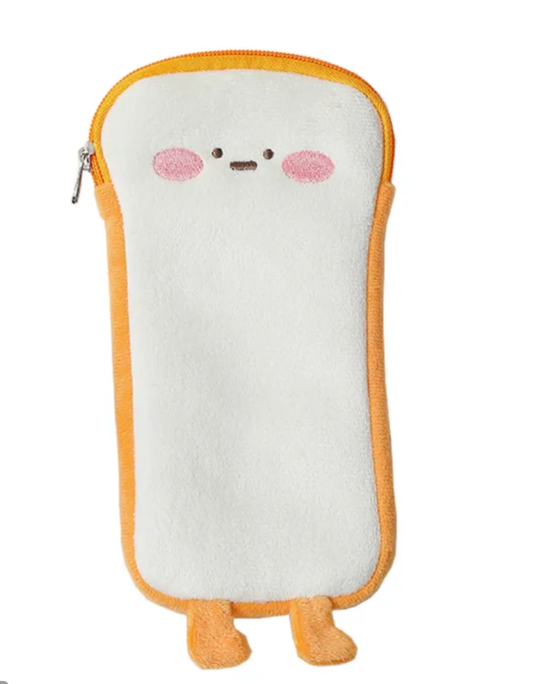 An ode to one of the best foods ever made, and also a jazzy and adorable way to store your writing utensils? Count me in. The adorable and functional Toasty Toast Plush Pencil Case features a top loading, zippered closure, a friendly embroidered face complete with pink flushed cheeks, and two little feets hanging out at the bottom.