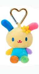 Bring a splash of cuteness to your day with the Usahana Mini Mascot Heart Clasp Plush Keychain! Featuring the lovable Usahana in a mini plush form, this keychain is both adorable and practical. With her cute and cheerful demeanor, Usahana is sure to brighten up your keys, bag, or backpack.