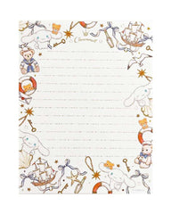 This elegant letter set blends Cinnamoroll’s sweetness with a vintage marine aesthetic. Designed by Takei Miki, it features delicate artwork that adds a timeless, whimsical touch to your correspondence. Perfect for thoughtful notes or collecting, it’s a lovely addition to any stationery collection.