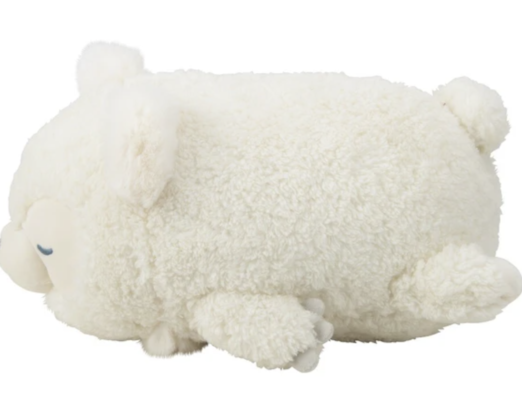 Whip the Polar Bear Plushie Bolster Cushion