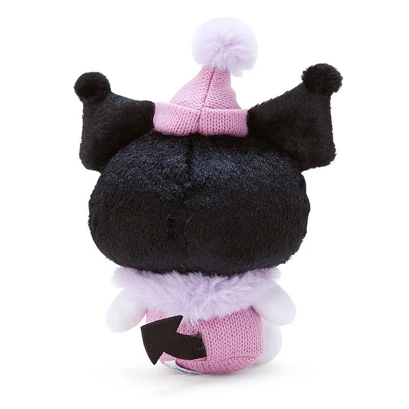 Dressed for the chilly weather, this Winter Knits n Poms Kuromi Plushie is ready to bring warmth and joy to your plush collection with its snug winter accessories and irresistibly soft fur.

Kuromi's sassy charm shines through with a festive winter twist—the adorable snowflake embroidery adds extra warmth to this seasonal look. The pompom atop its beanie is to-die-for and the fur collar is keepin' it classy but cute!