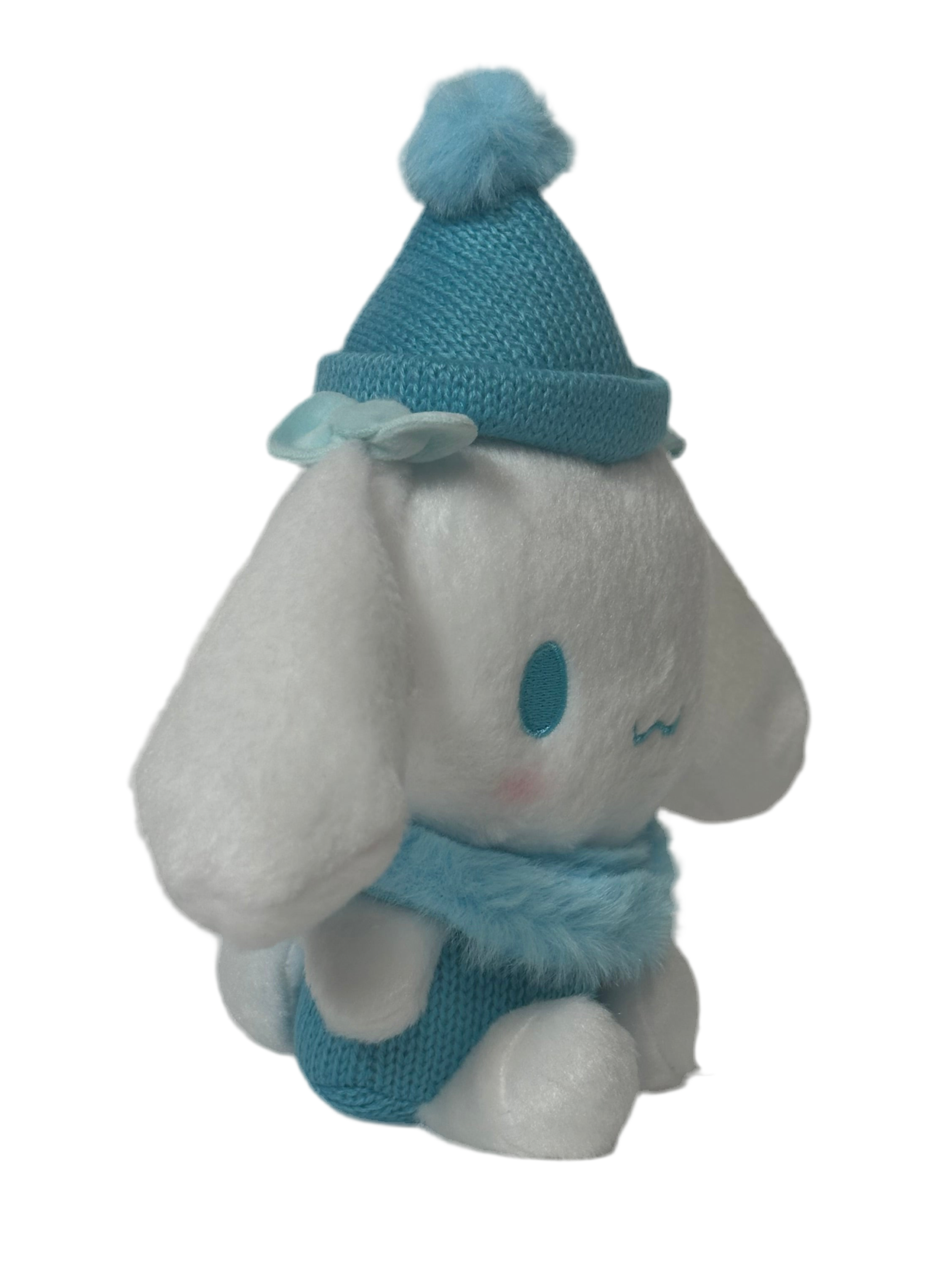 Dressed for the chilly weather, this Winter Pom Poms n Furs Cinnamoroll Plushie is ready to bring warmth and joy to your plush collection with its snug winter accessories and irresistibly soft fur.

Cinnamoroll’s classic charm shines through with a festive winter twist—the adorable snowflake embroidery adds extra warmth to this seasonal look. The pompom atop its beanie is to-die-for and the fur collar is keepin' it classy but cute!