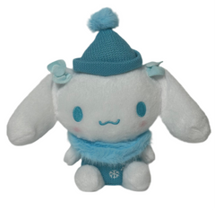 Dressed for the chilly weather, this Winter Pom Poms n Furs Cinnamoroll Plushie is ready to bring warmth and joy to your plush collection with its snug winter accessories and irresistibly soft fur.

Cinnamoroll’s classic charm shines through with a festive winter twist—the adorable snowflake embroidery adds extra warmth to this seasonal look. The pompom atop its beanie is to-die-for and the fur collar is keepin' it classy but cute!