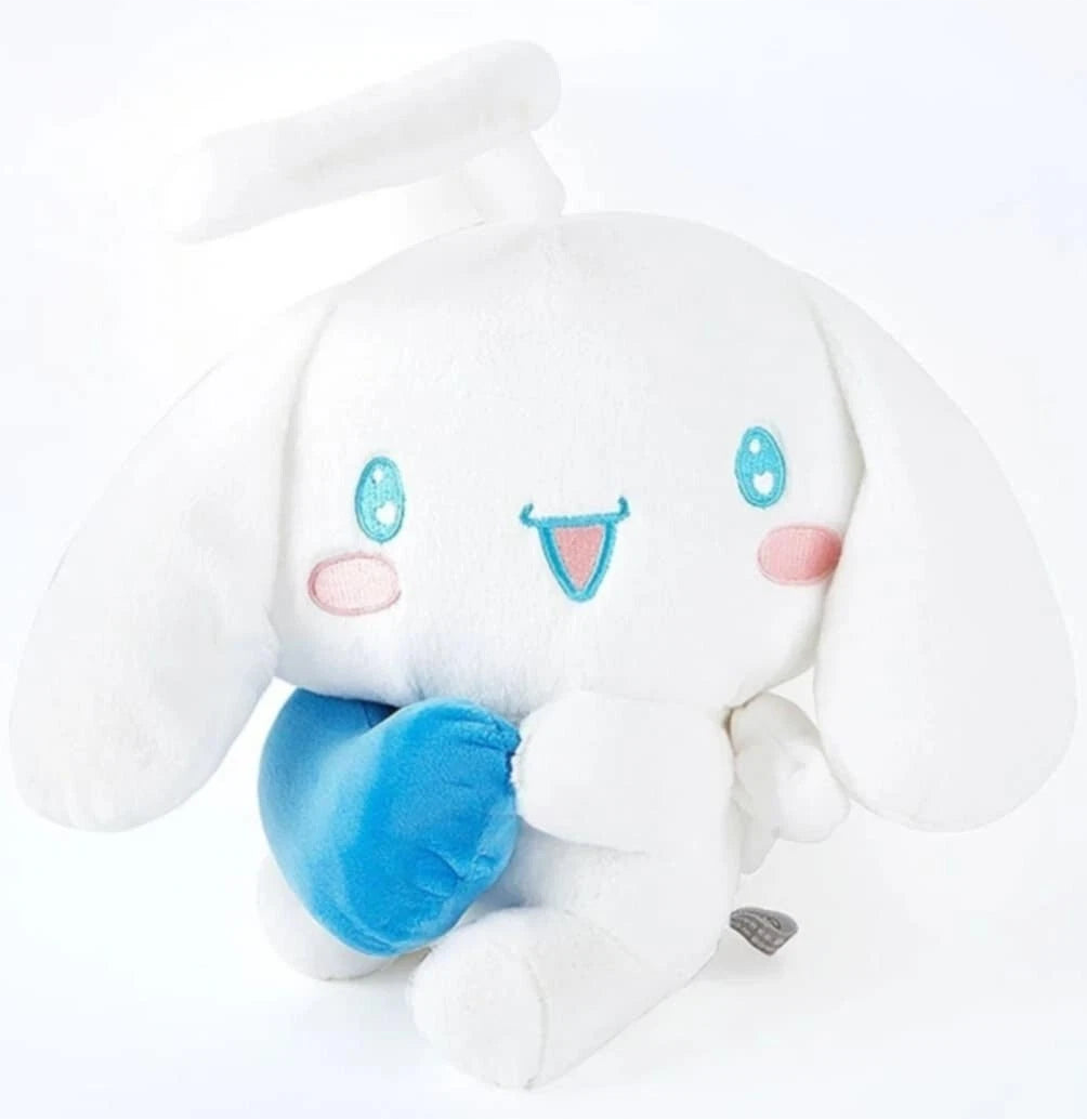Halo Hug Angel Cinnamoroll Blue Heart Plush