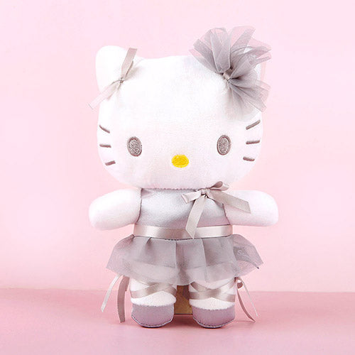 Graceful Ballerina Silver Hello Kitty Plushie