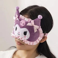 My Melody Ruffle Plush Bedtime Sleep Mask with Ice Pack