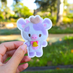 Jolene the Cow Plushie Sticker