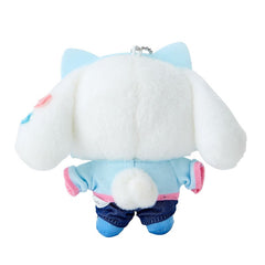 Cinnamoroll 90s Streetwear & Headphones Heisei Pop Plush Keychain